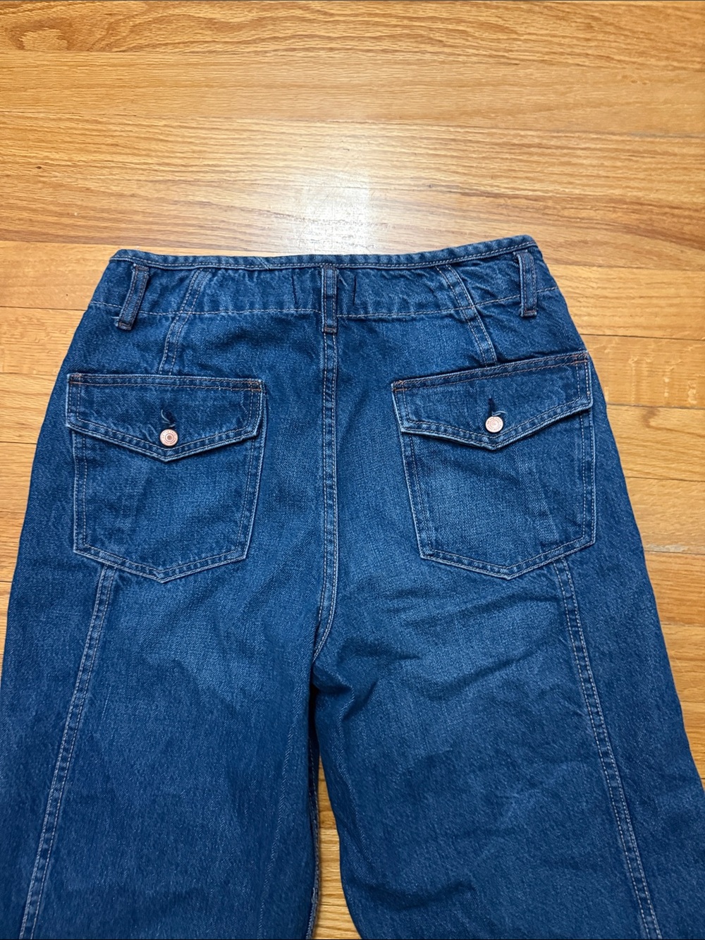 We The Free Harlow Mid- Rise Wide Leg Jeans 28 B09 - Picture 7 of 7